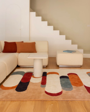 Tapis motif abstrait